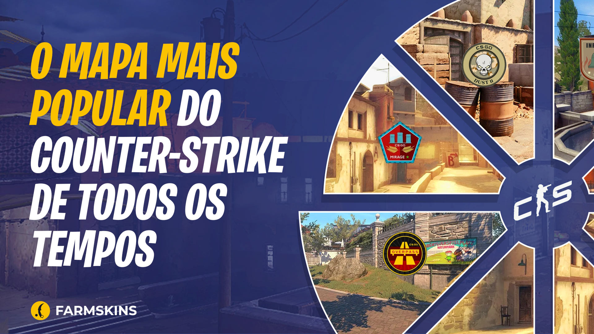 O mapa mais popular do Counter-Strike ao longo da história