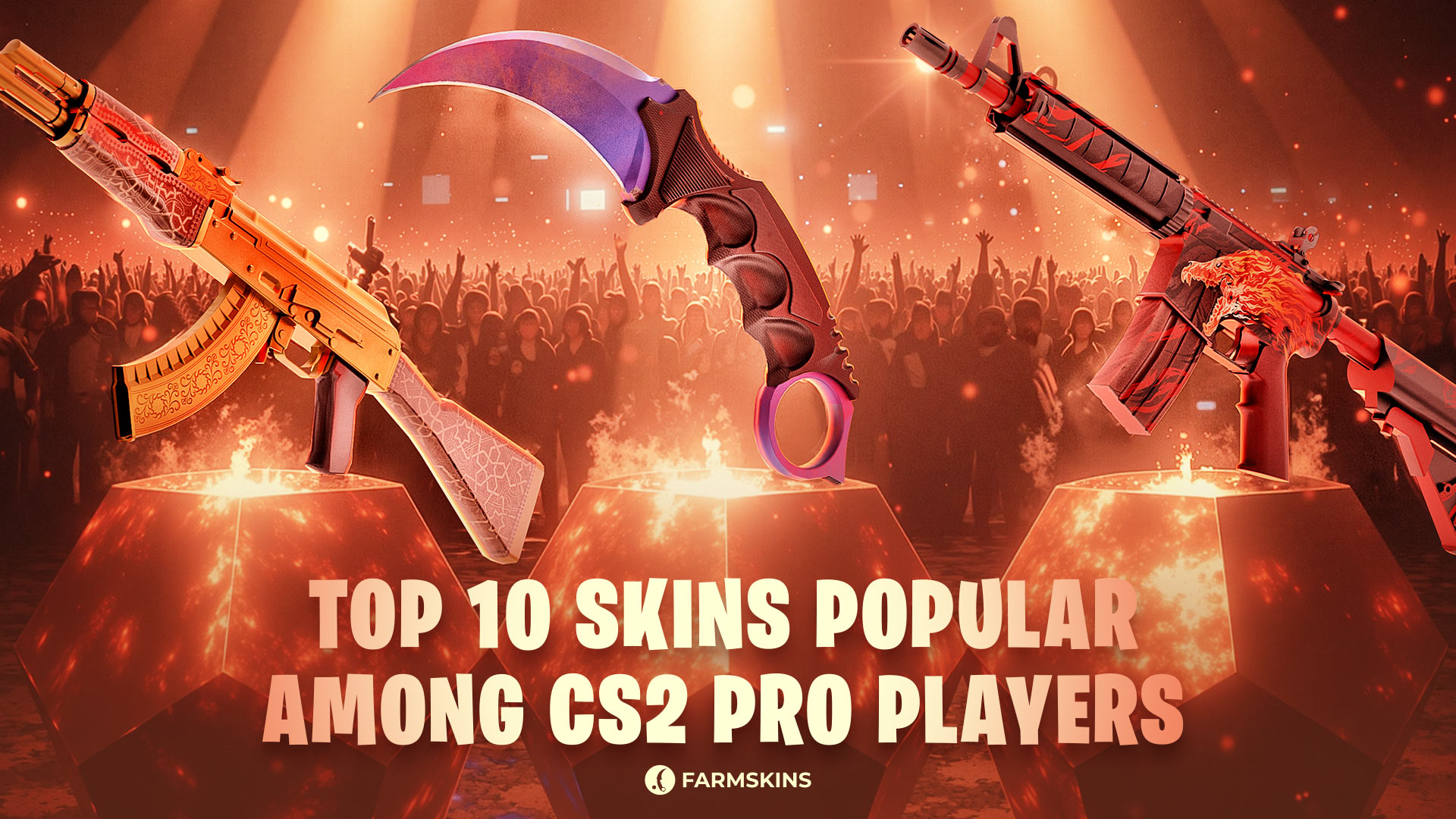 Top 10 CS2 Skins Popular Among CS2 Pro Players