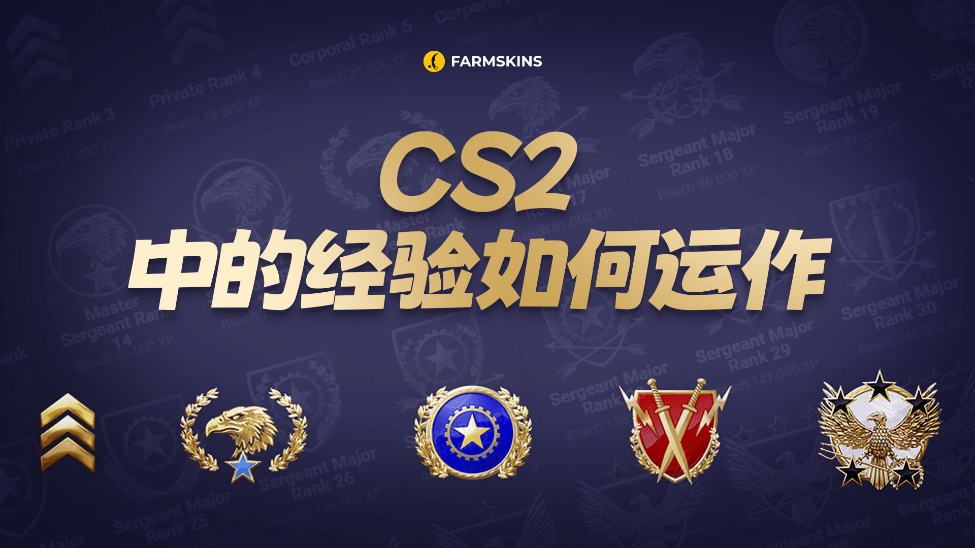 CS2 中经验值的运作方式