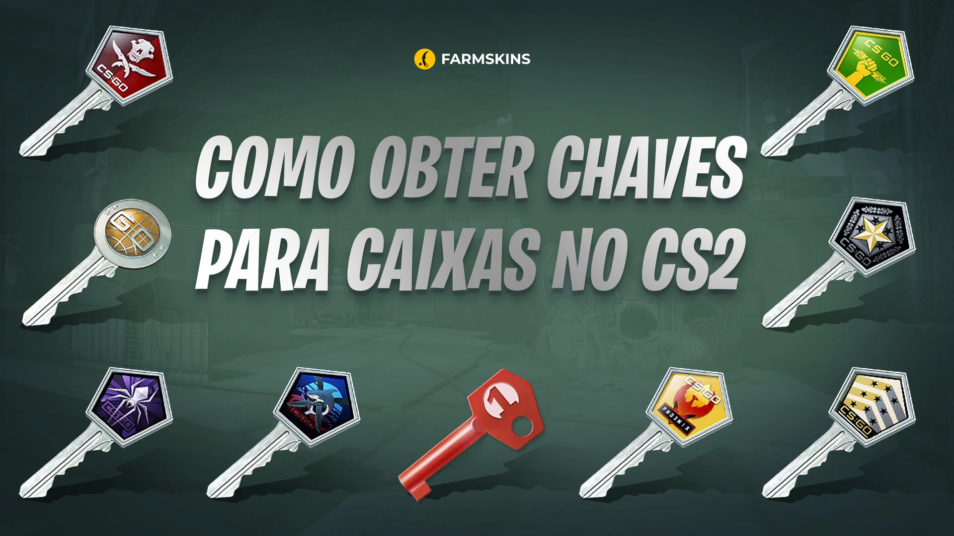como conseguir chaves para caixas do CS2