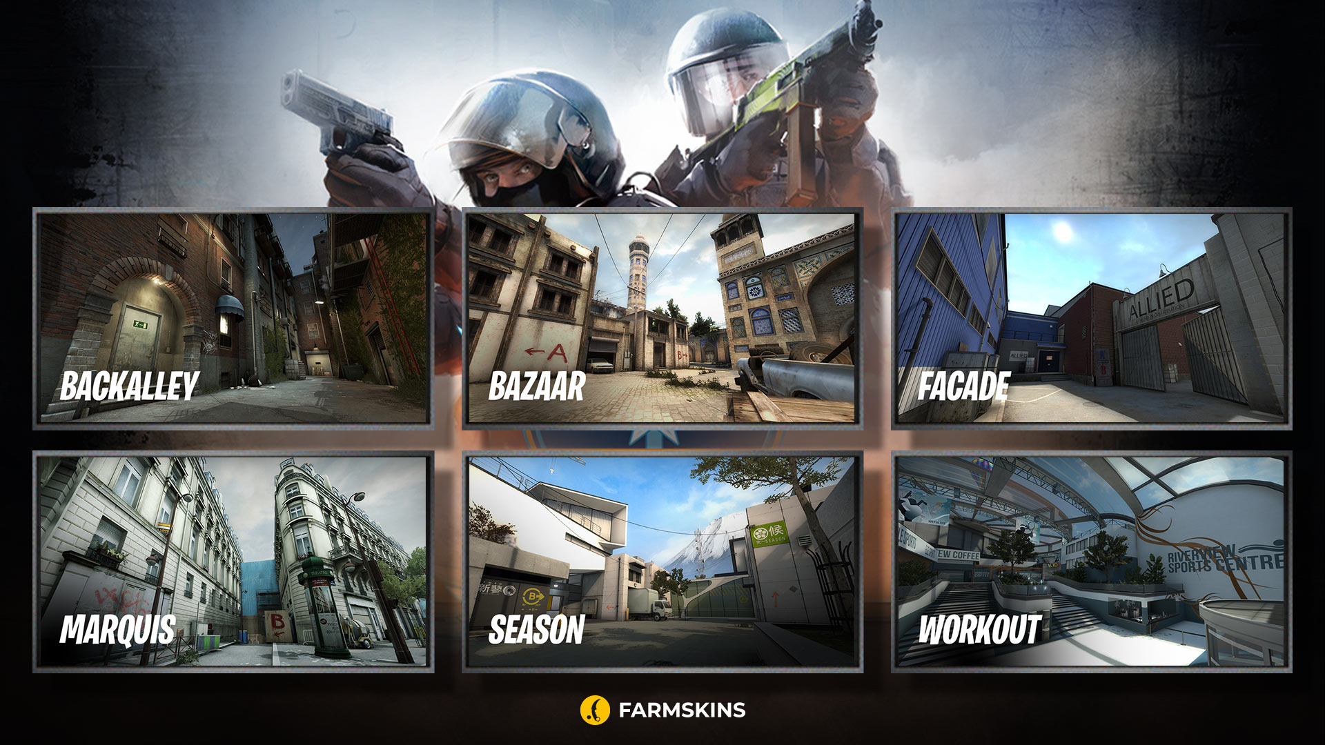 Operation Vanguard maps