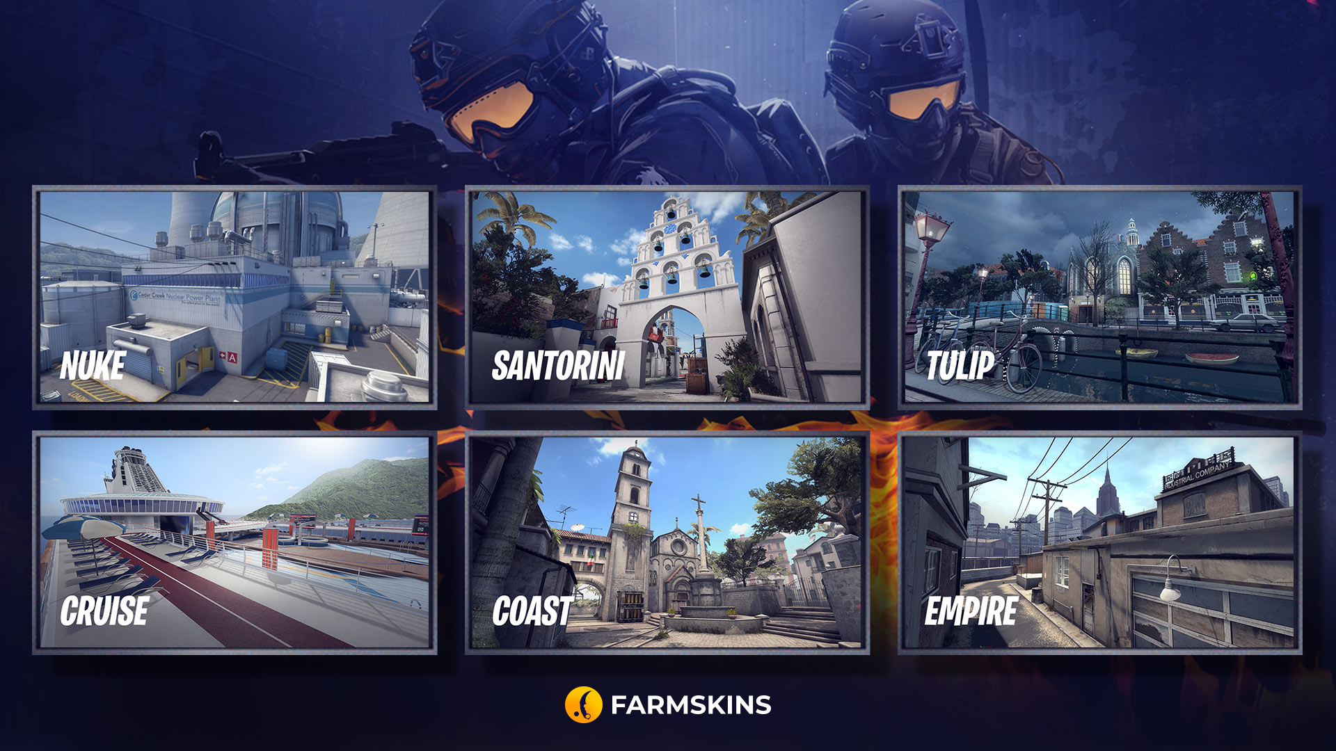 Operation Wildfire maps