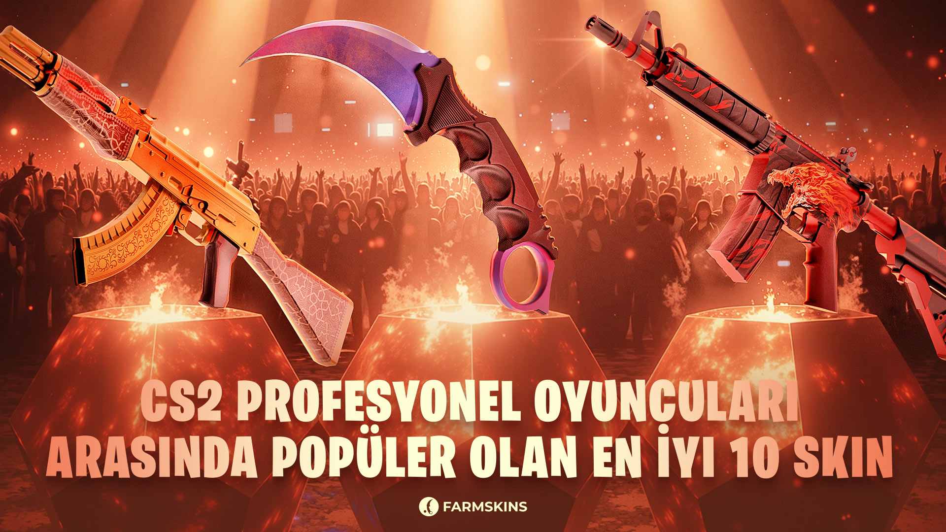 CS2 profesyonel oyuncular arasında popüler skinler