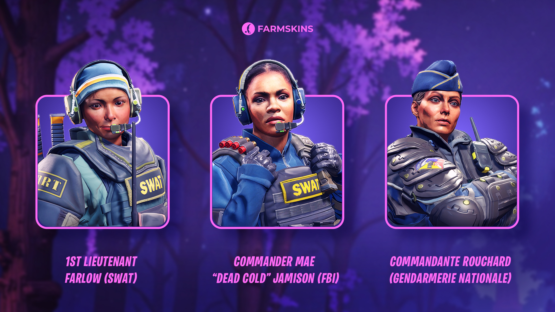 female agents CS2