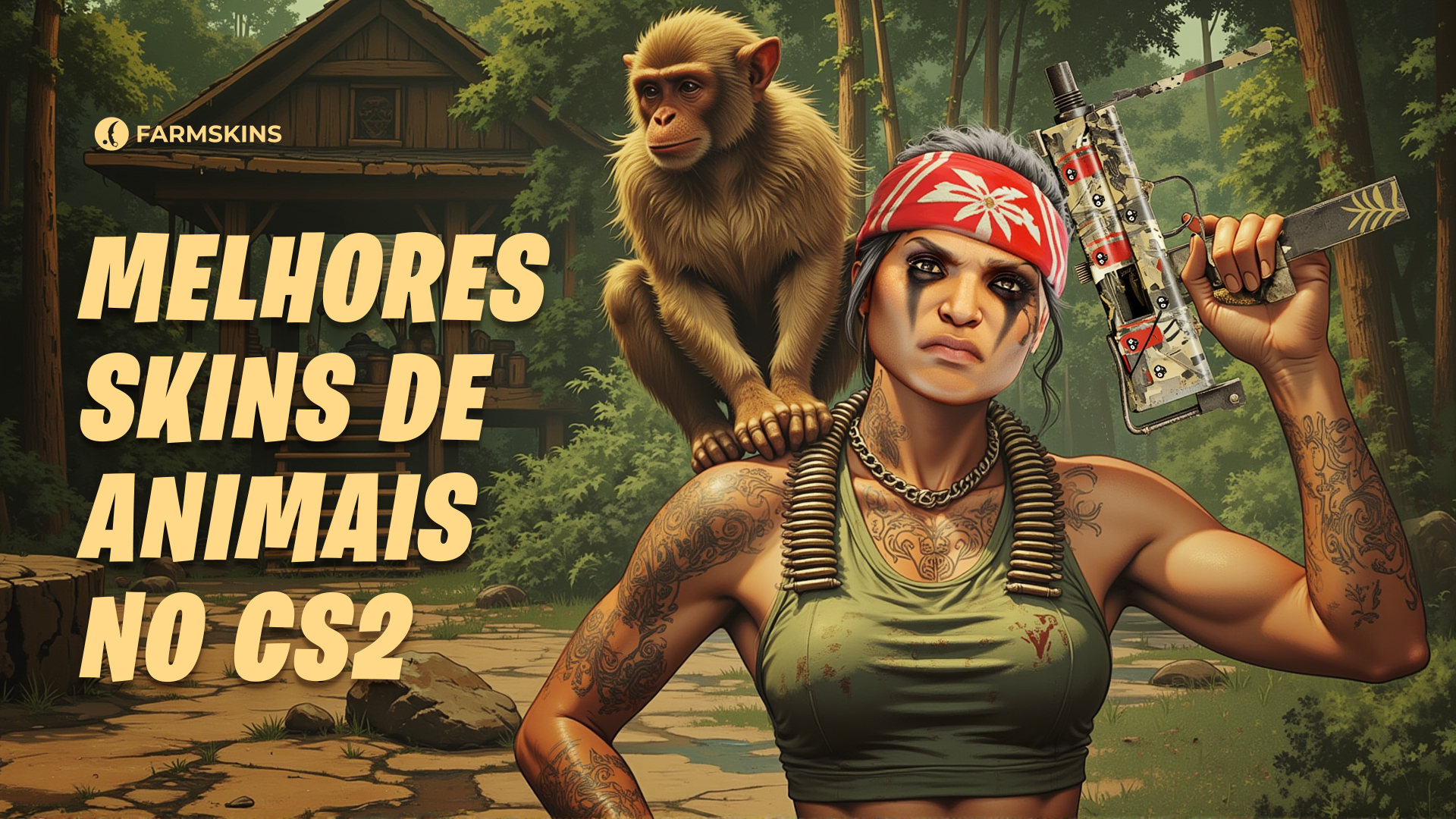 melhores skins de animais em CS2