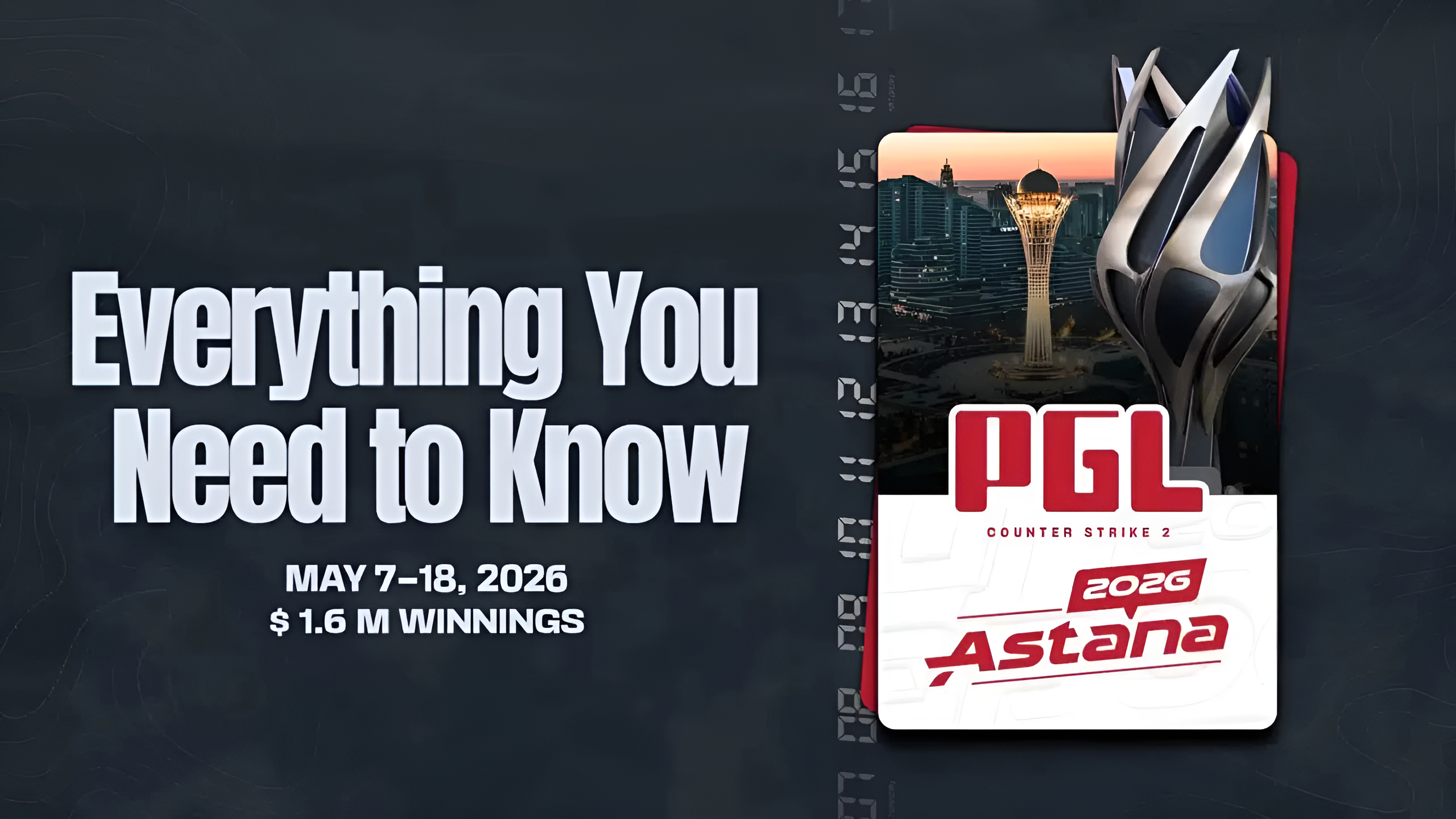 PGL Astana 2026: Dates, Location, Prize Pool & Tournament Details