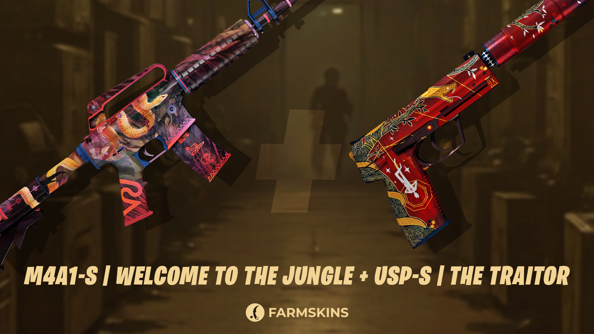 M4A1-S | Welcome to the Jungle and USP-S | The Traitor