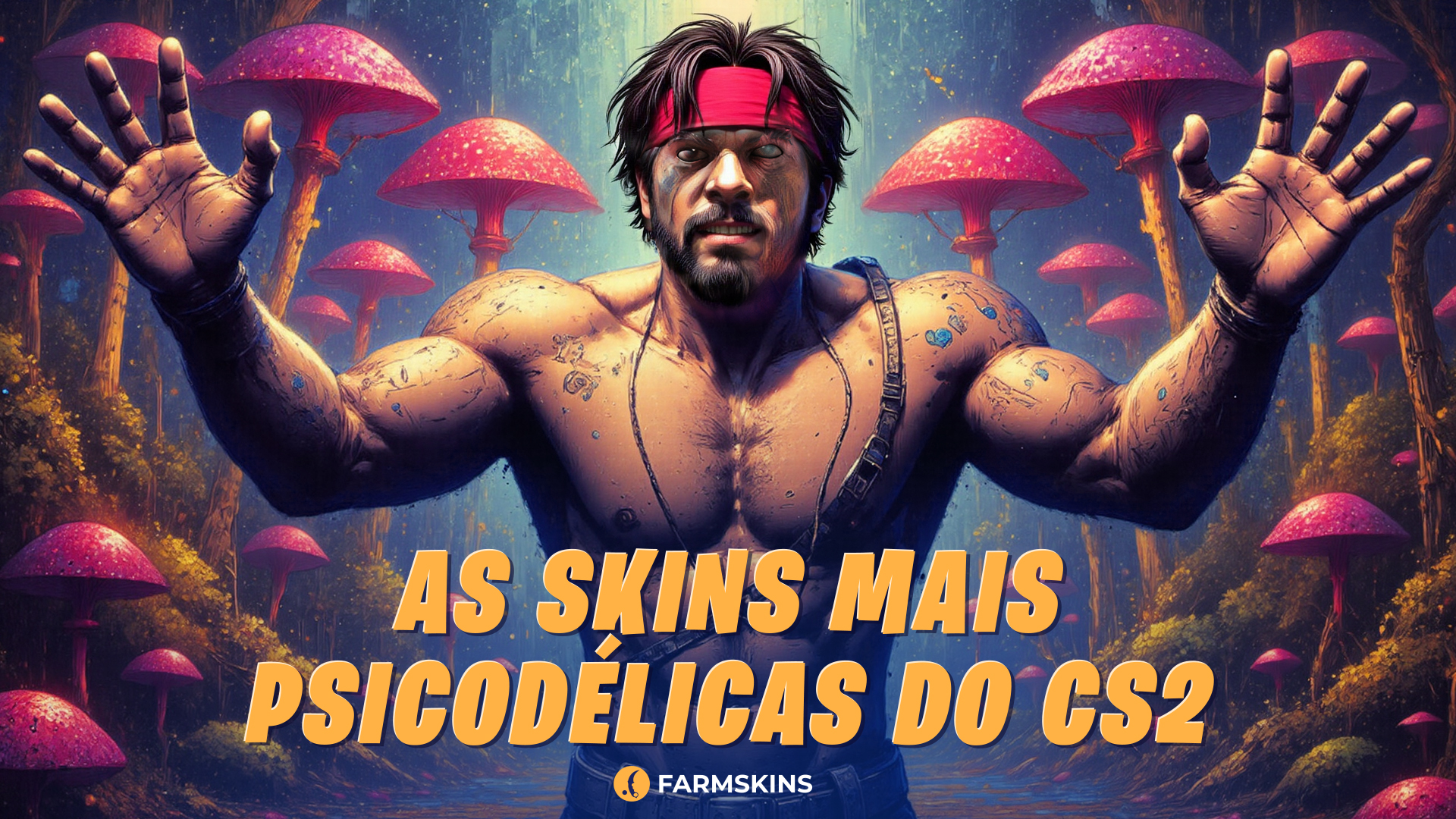 skins psicodélicas no CS2