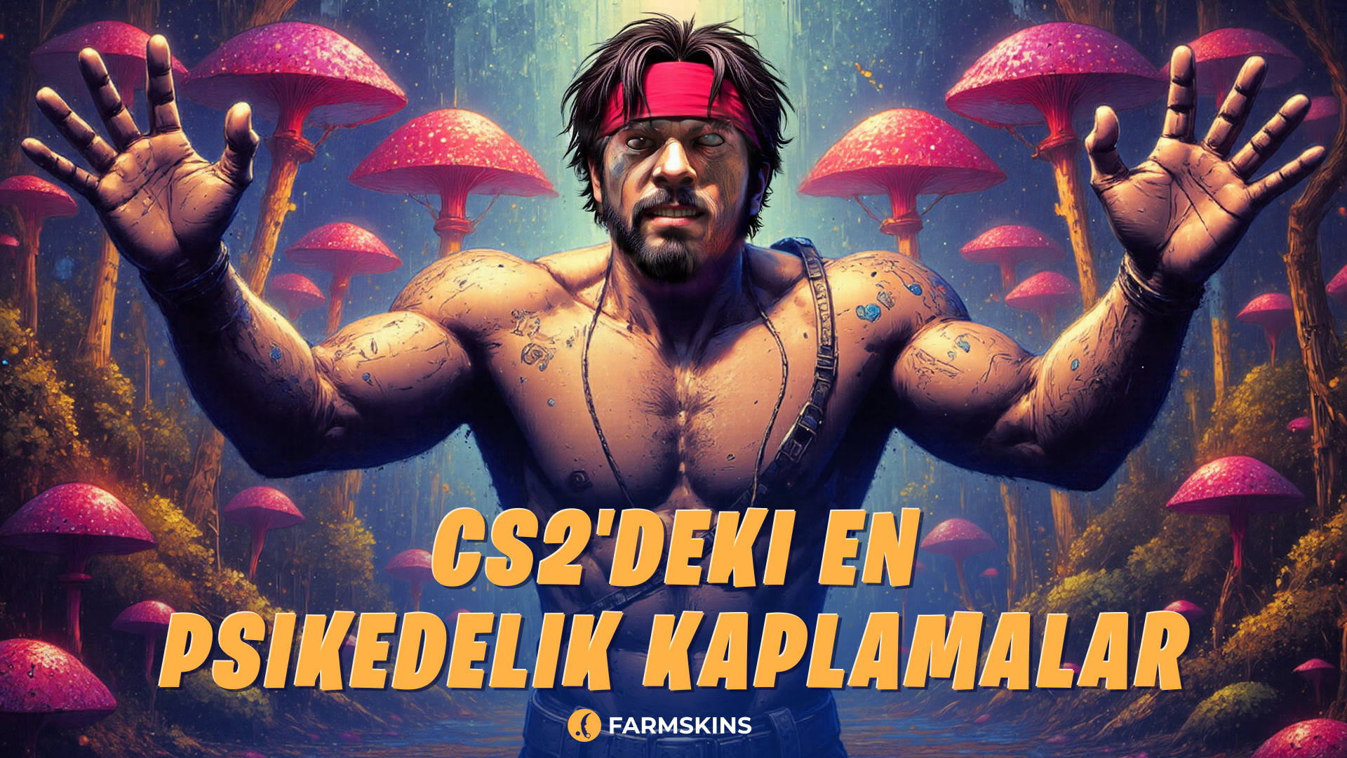 CS2&rsquo;de psikedelik kaplamalar