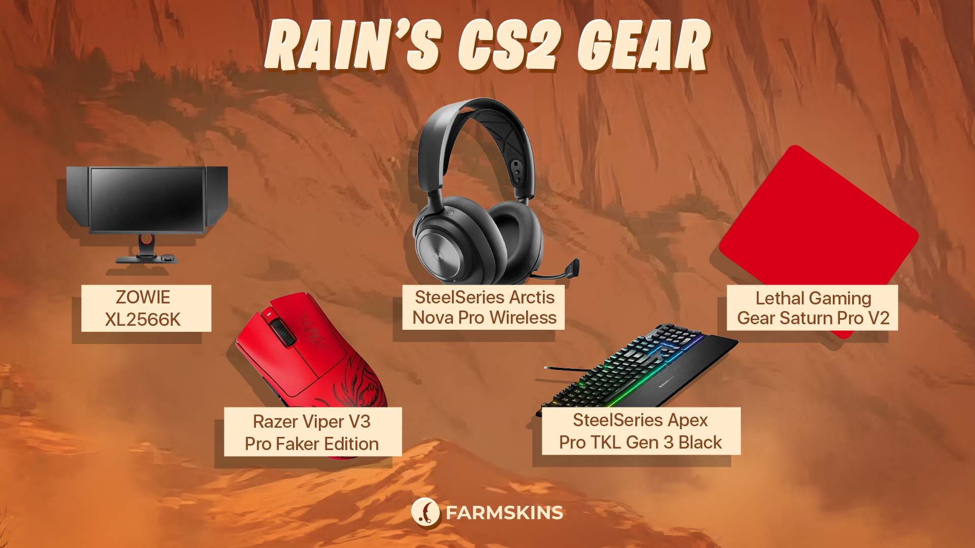 Rain CS2 gear