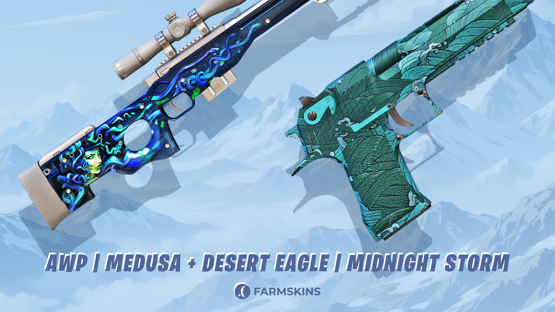 AWP Medusa + Desert Eagle