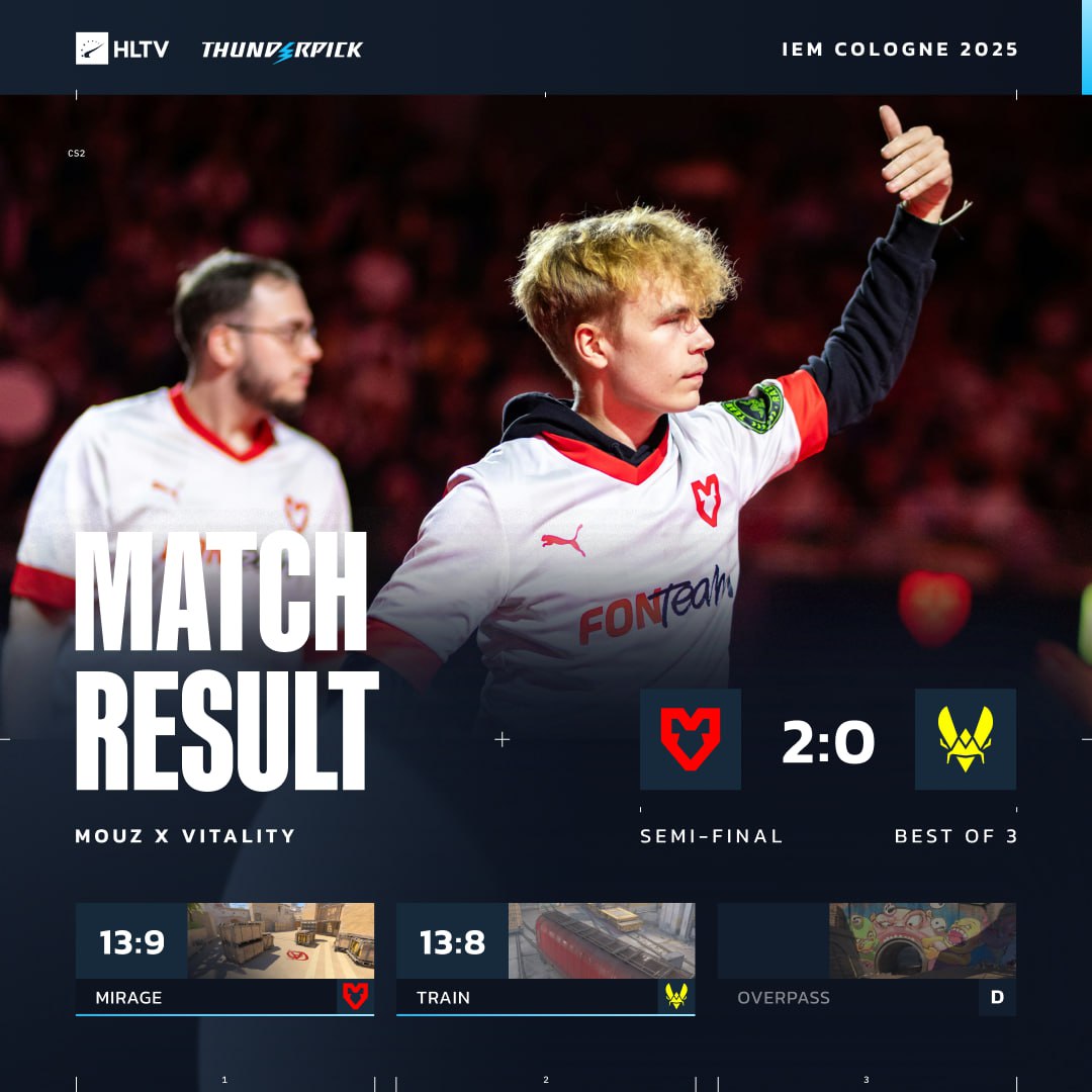 MOUZ vs Vitality at IEM Cologne 2025