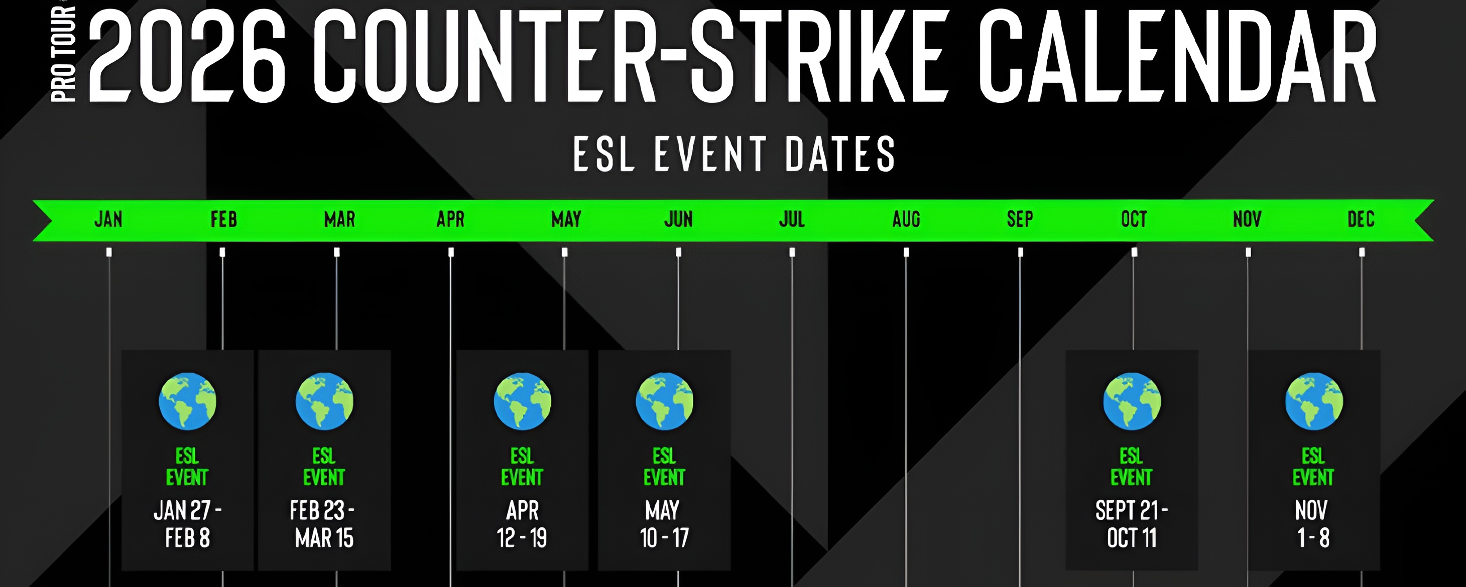 ESL calendar window