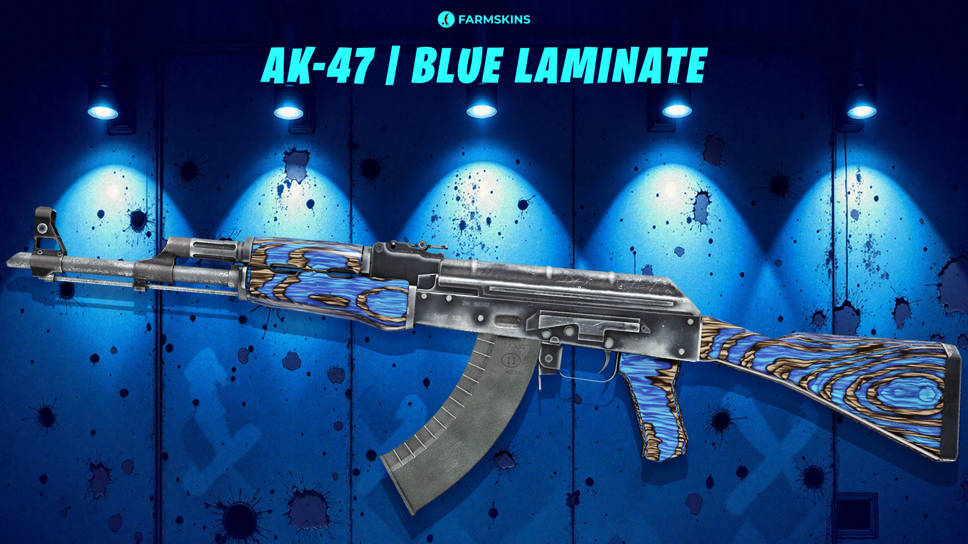AK-47 Blue Laminate