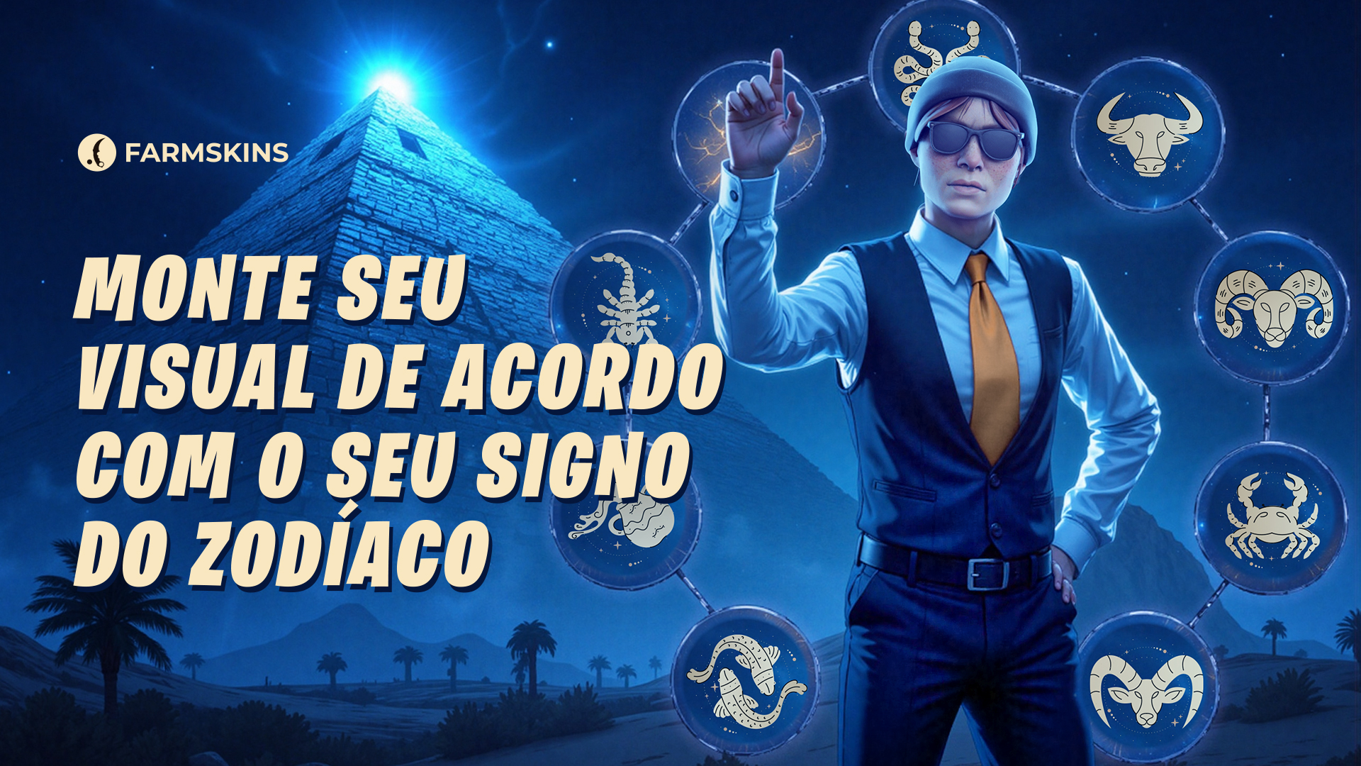 monte invent&aacute;rio de skins do cs2 de acordo com o signo
