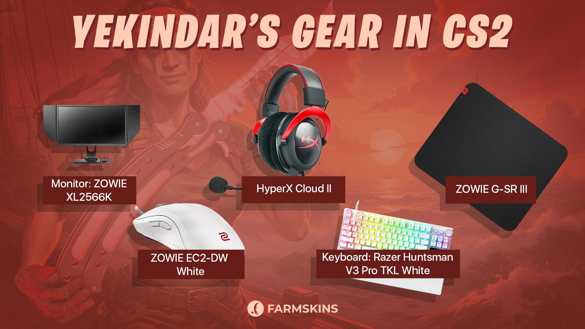 YEKINDAR CS2 gear