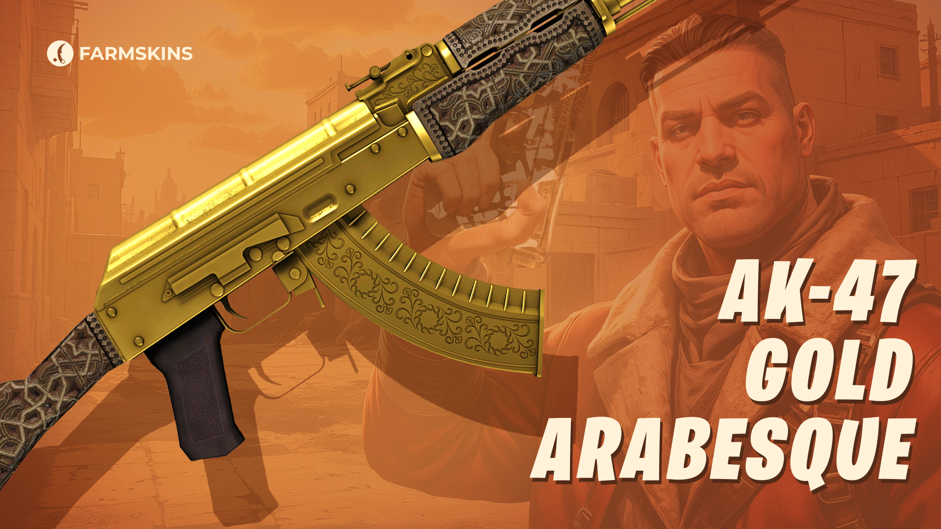 AK-47 Gold Arabesque