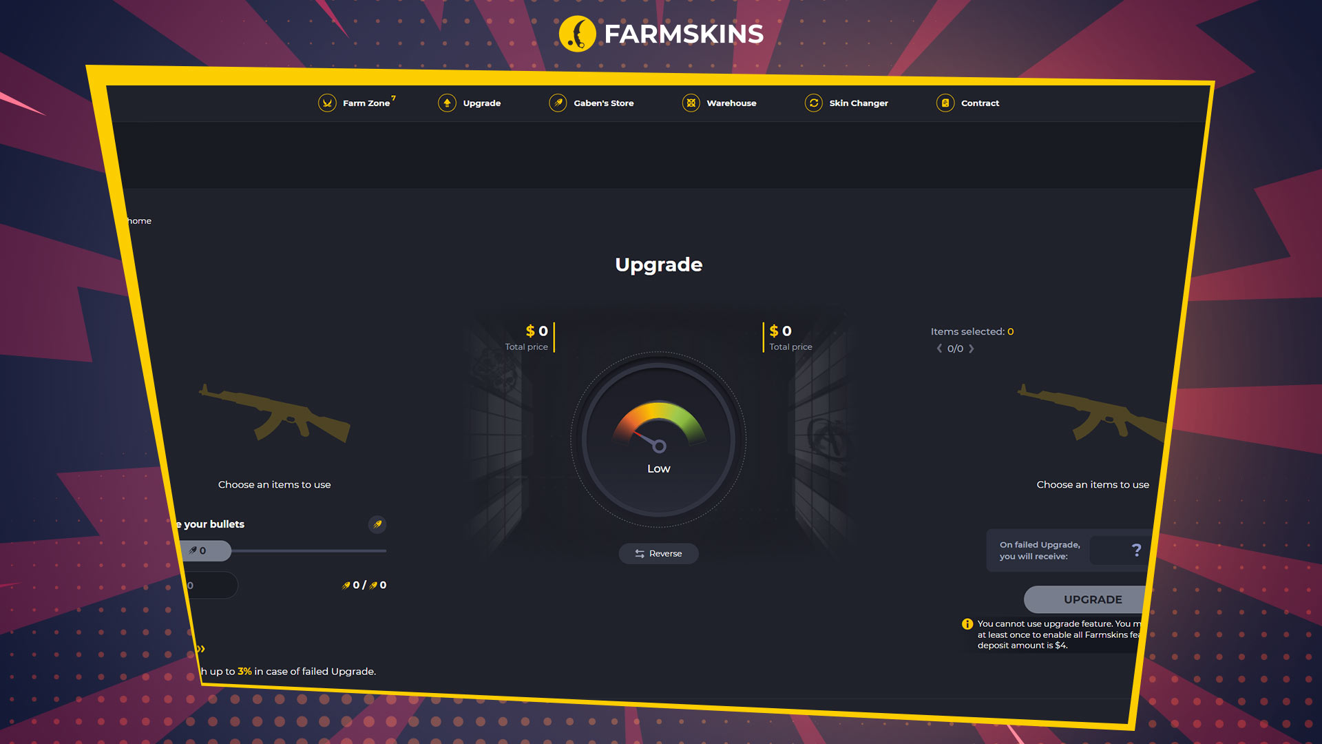 Farmskins Upgrade System 