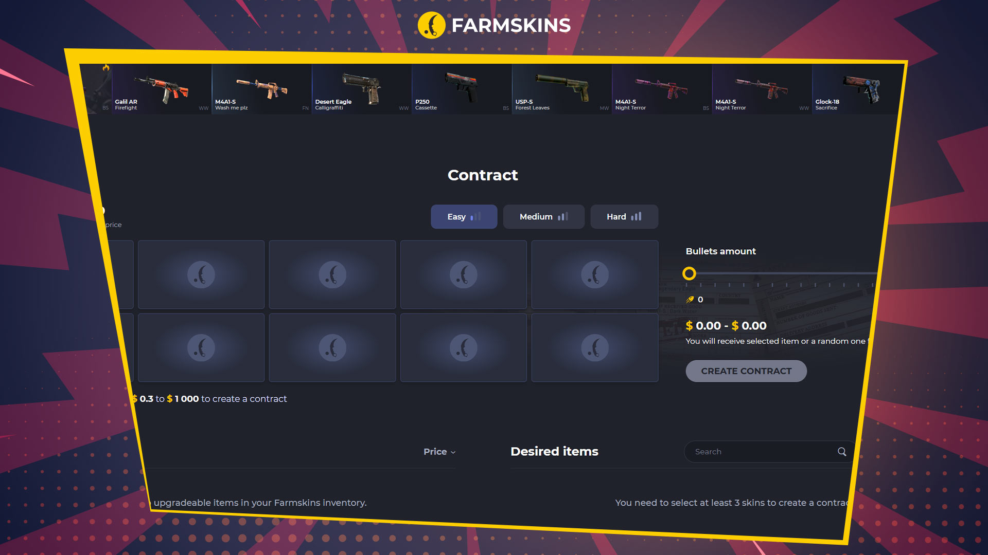 Farmskins Contract System 