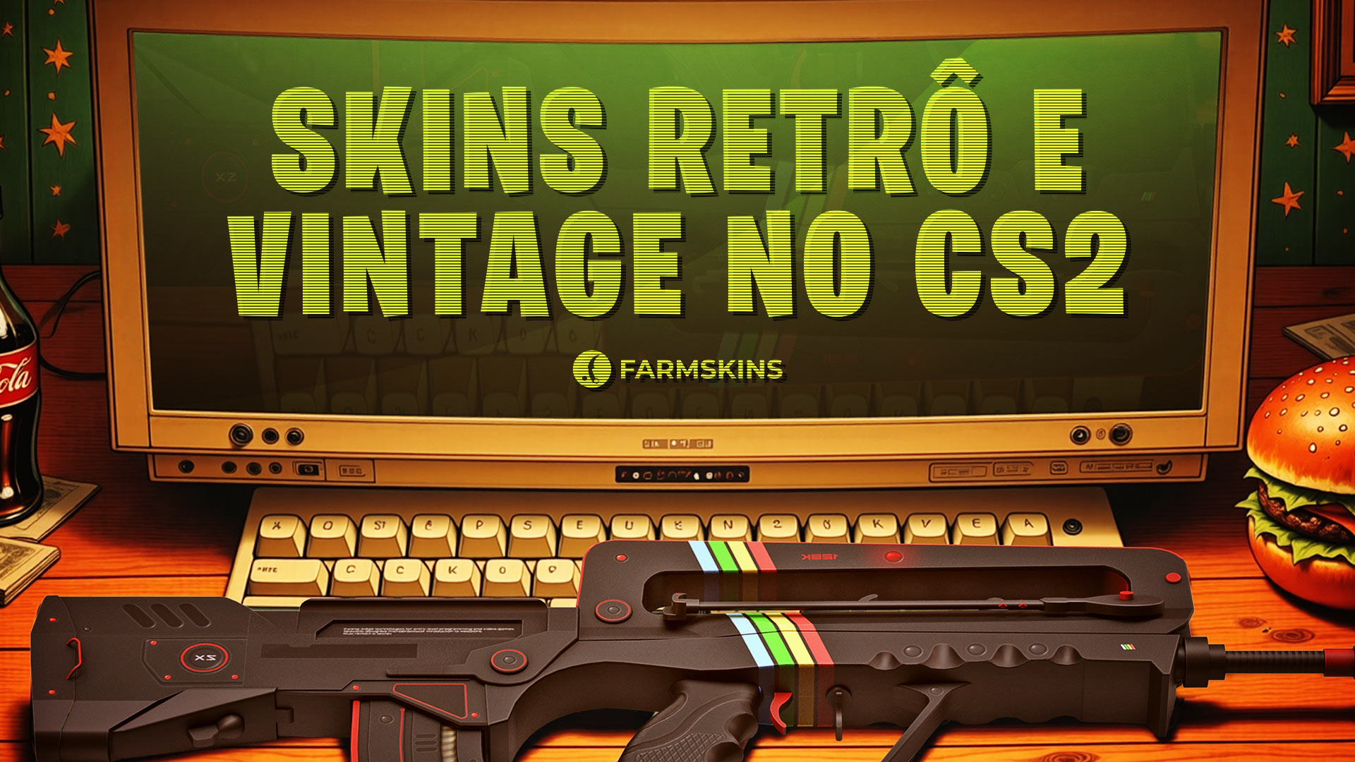 skins retrô e vintage do CS2