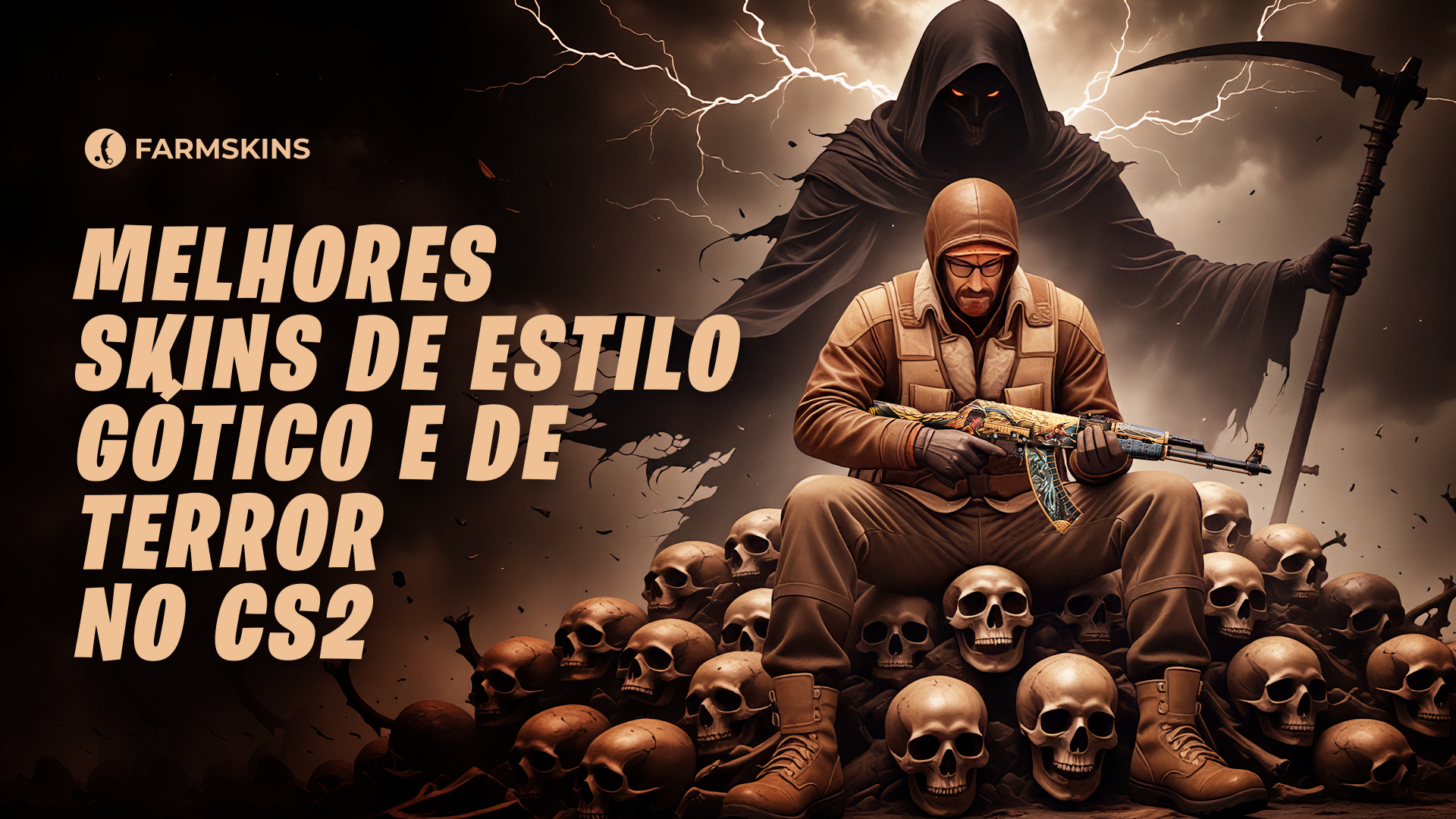 melhores skins góticas e de terror no CS2