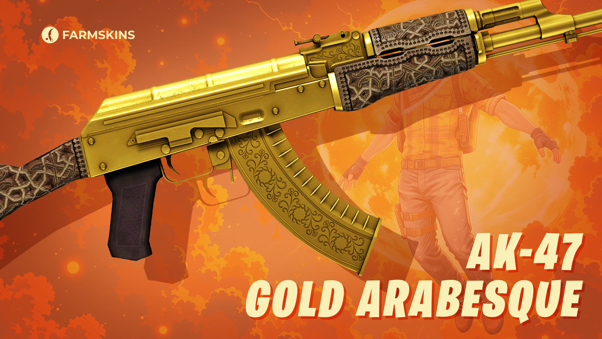 AK-47 Gold Arabesque