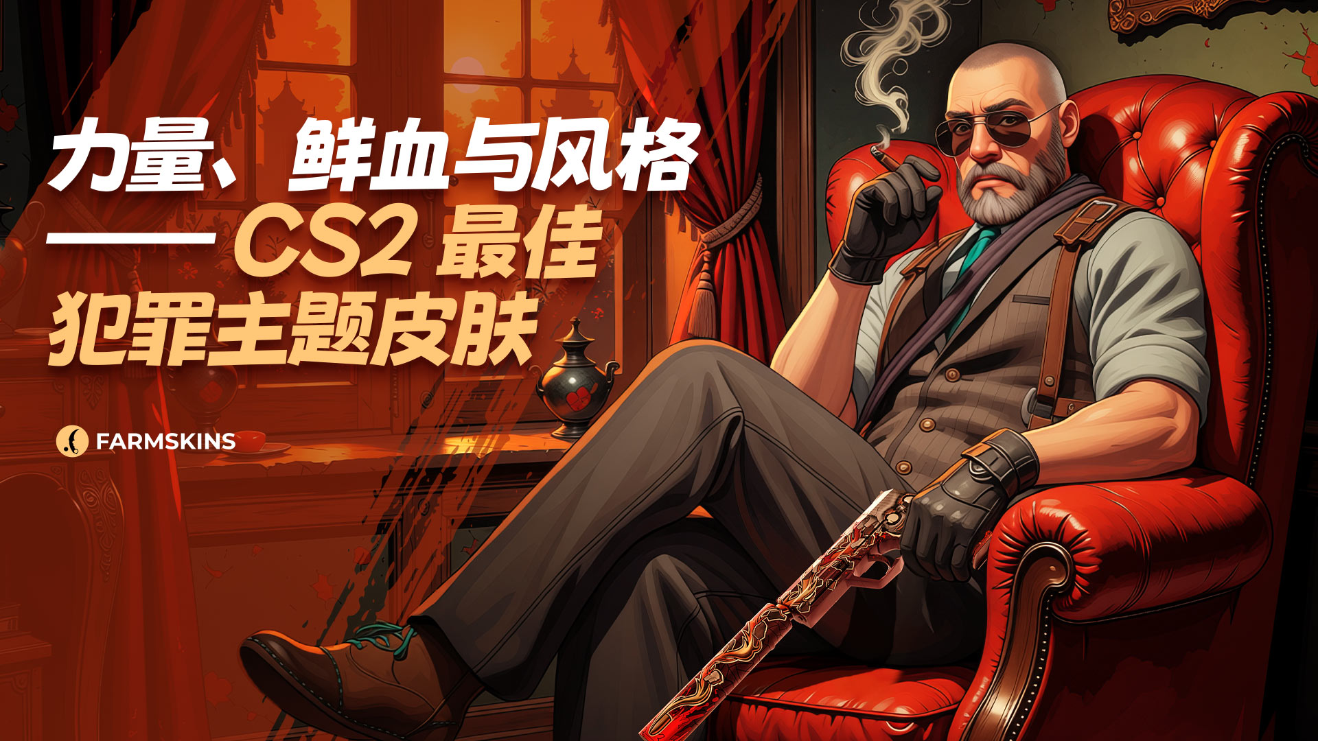CS2 中最佳犯罪主题武器皮肤