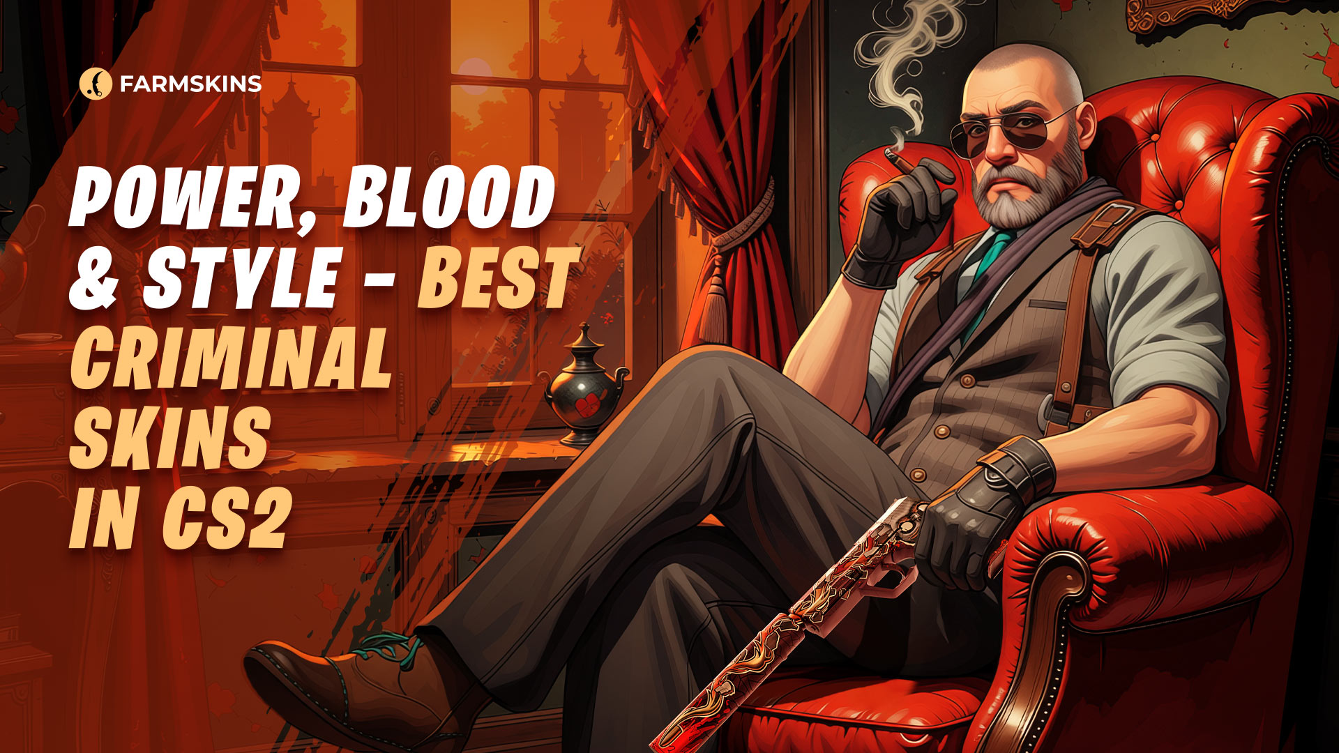Best criminal-themed weapon skins in CS2