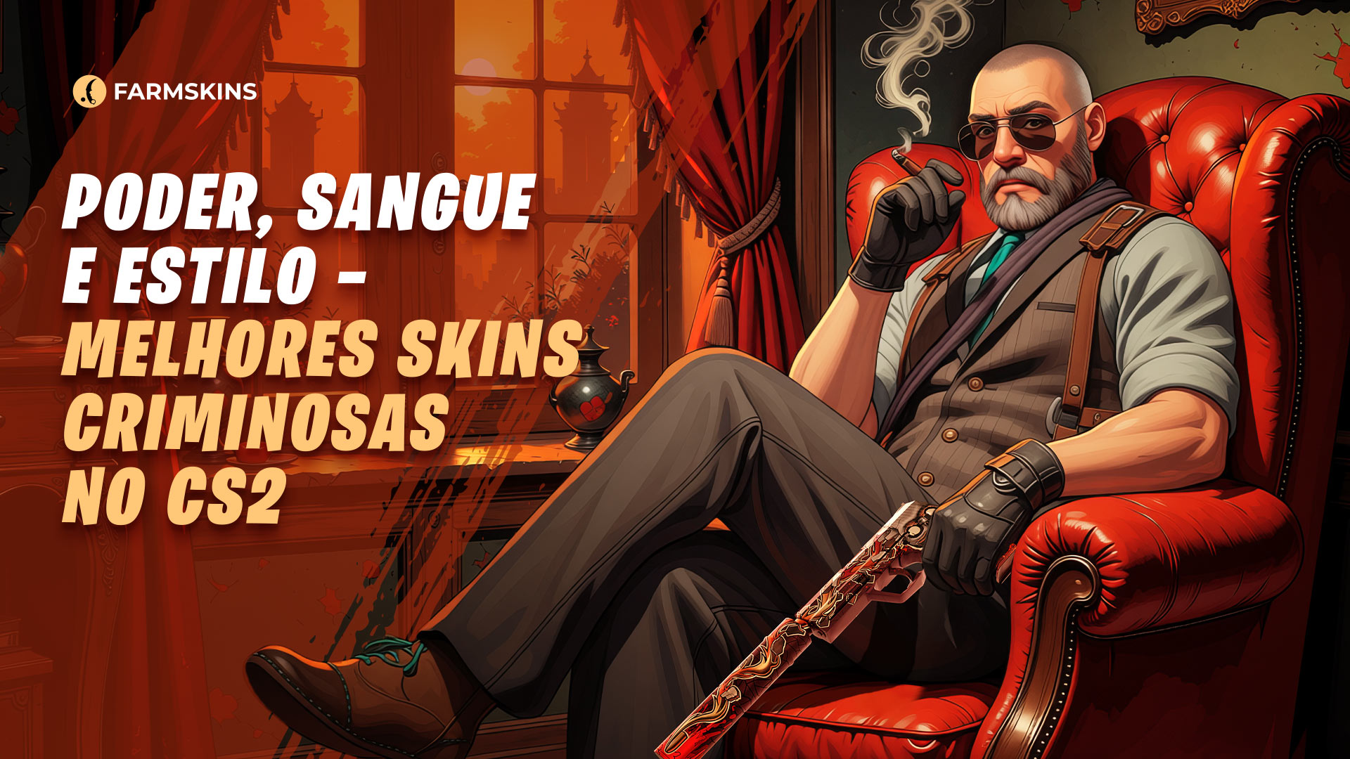 Melhores skins de armas com tema criminoso em CS2