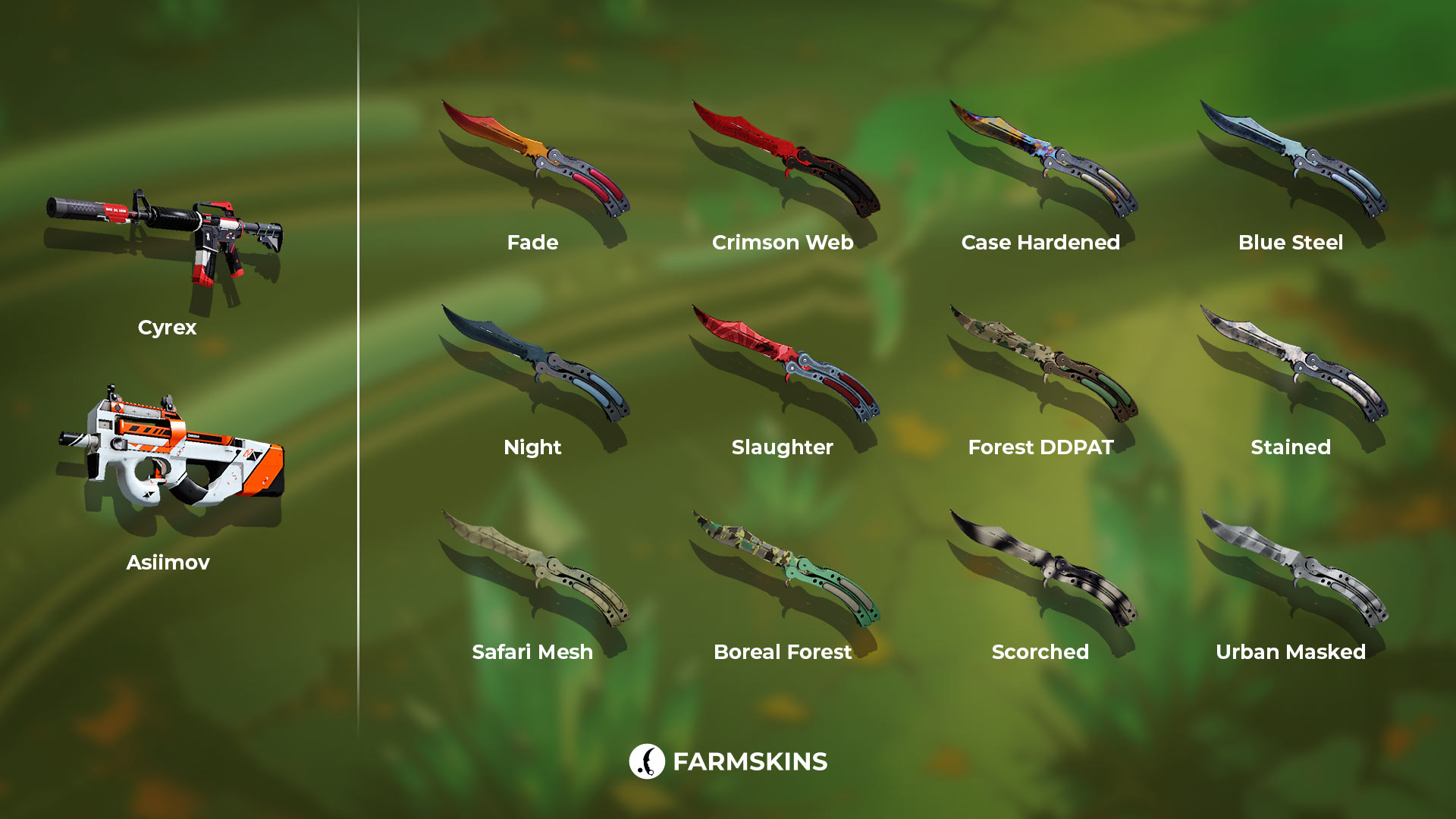 skins from the Operation Breakout Case