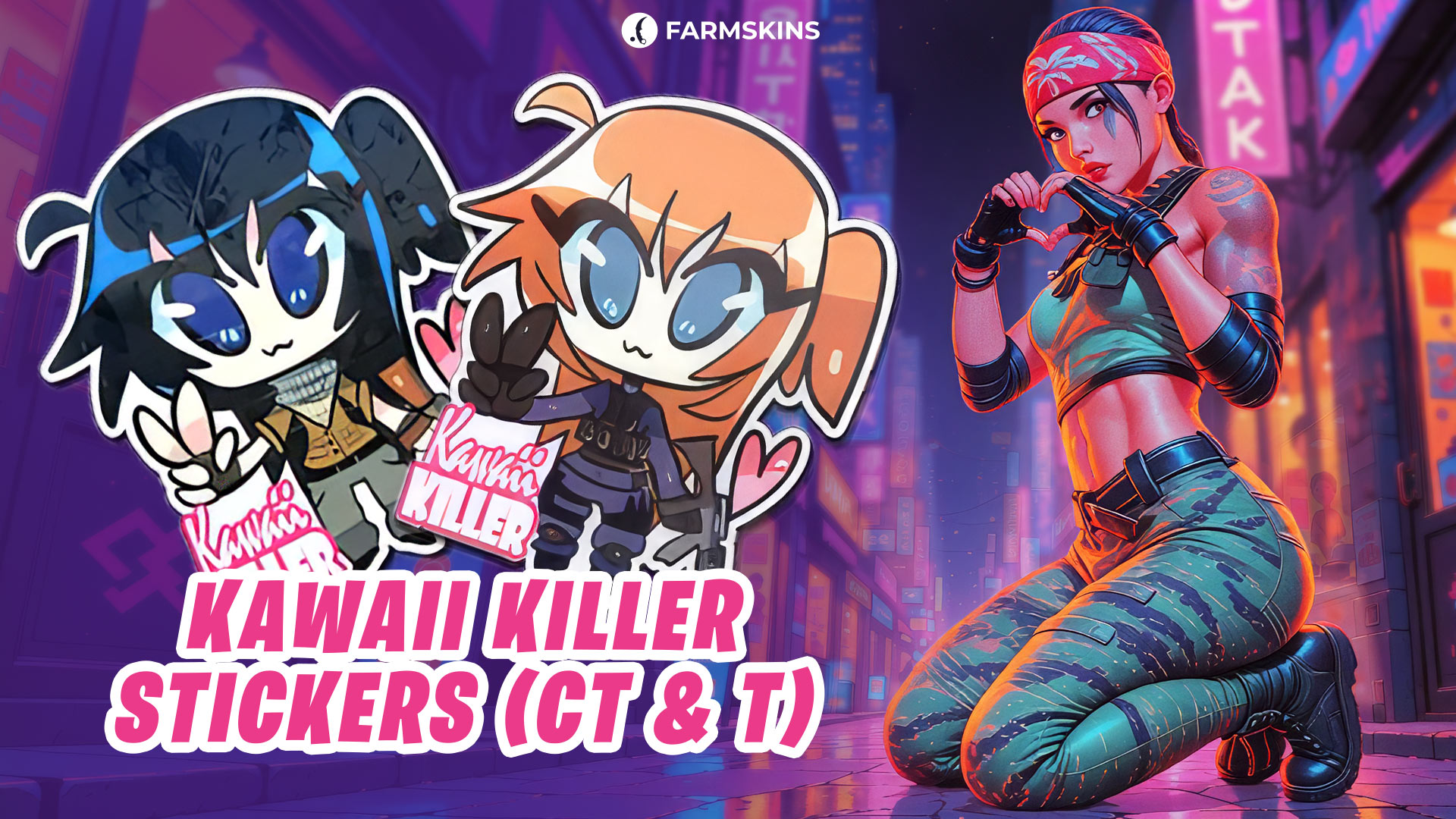 Kawaii Killer Stickers