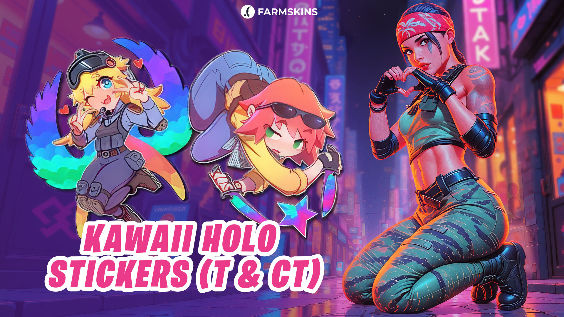 Kawaii Holo Stickers