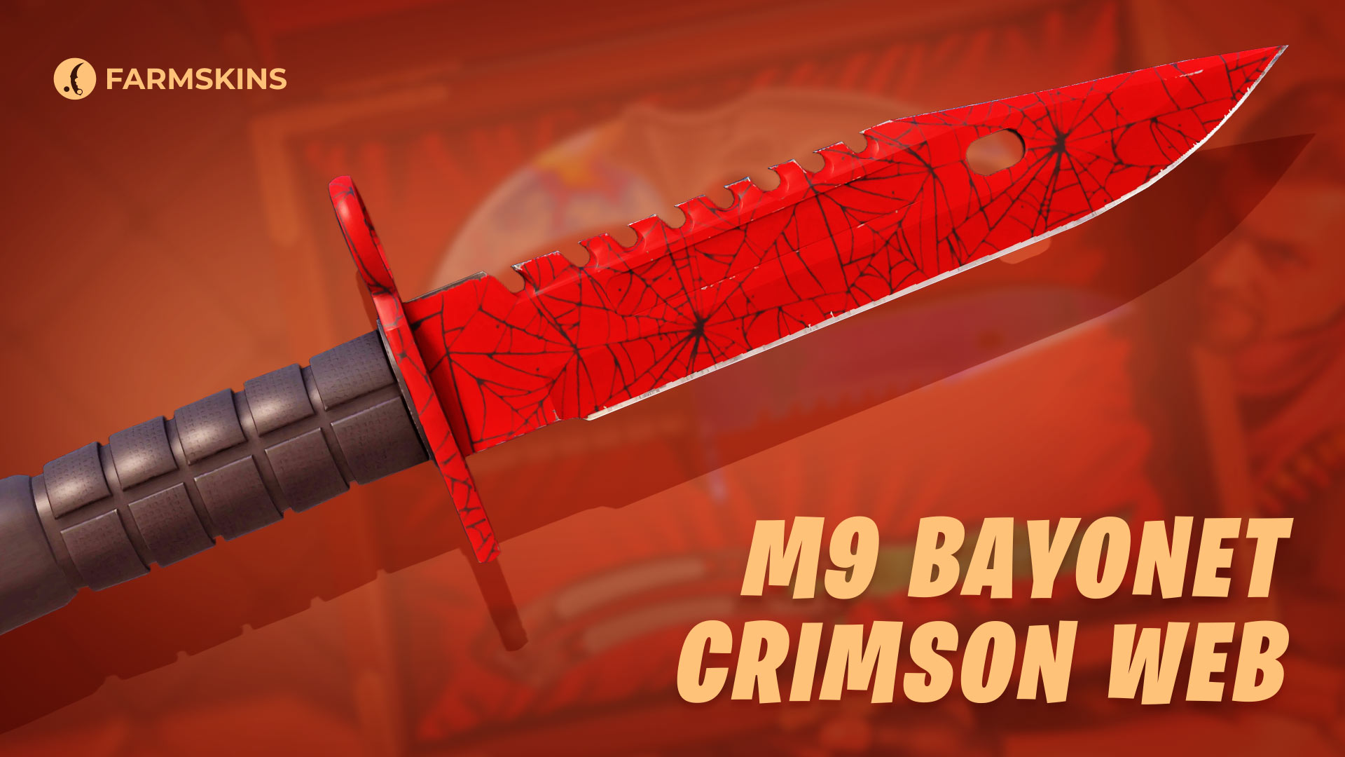 M9 Bayonet Crimson Web